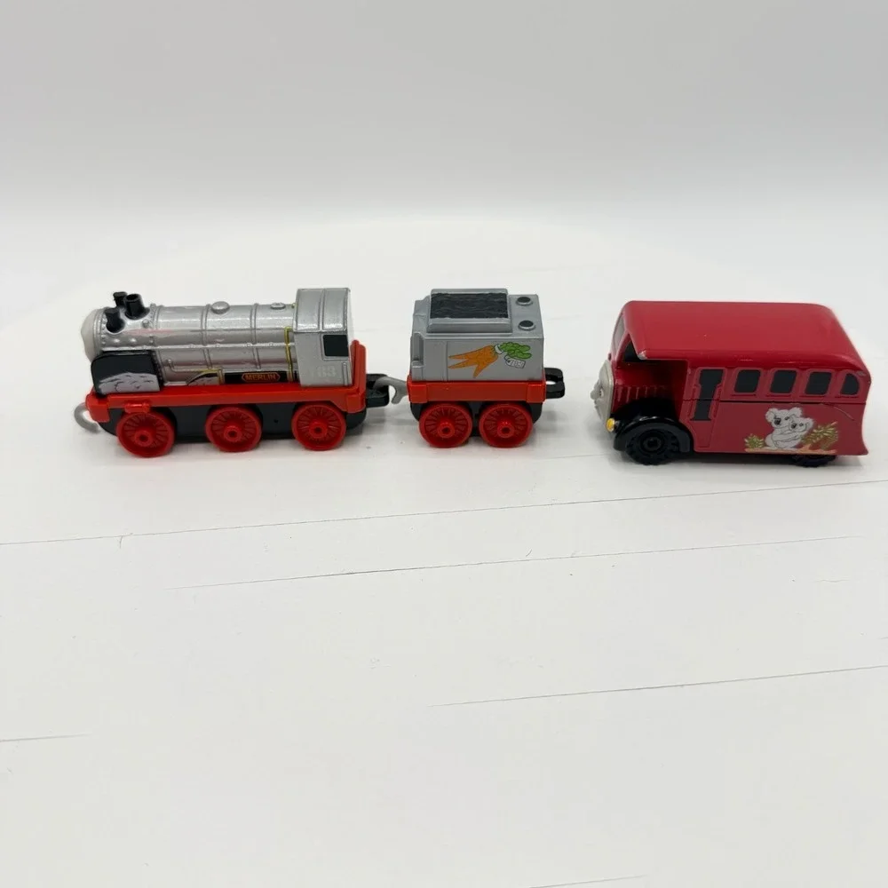 Thomas & Friends Diecast Push Along Merlin The Invisible Train Bertie Koala Zoo
